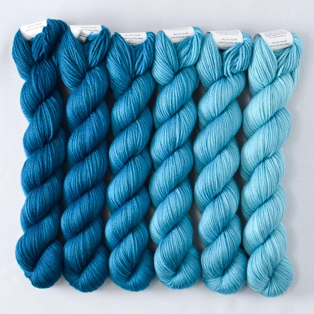 Sea Teal - Miss Babs Yowza Mini Set of Six