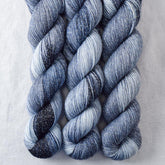 Selvedge - Miss Babs Estrellita fingering weight superwash merino and Lurex yarn