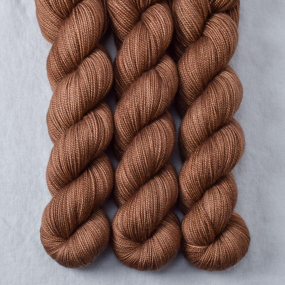 Semi-Sweet Chocolate - Miss Babs Yummy 2-Ply superwash Merino wool yarn