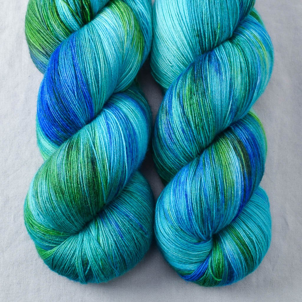 Smurf and Turf - Miss Babs Katahdin yarn