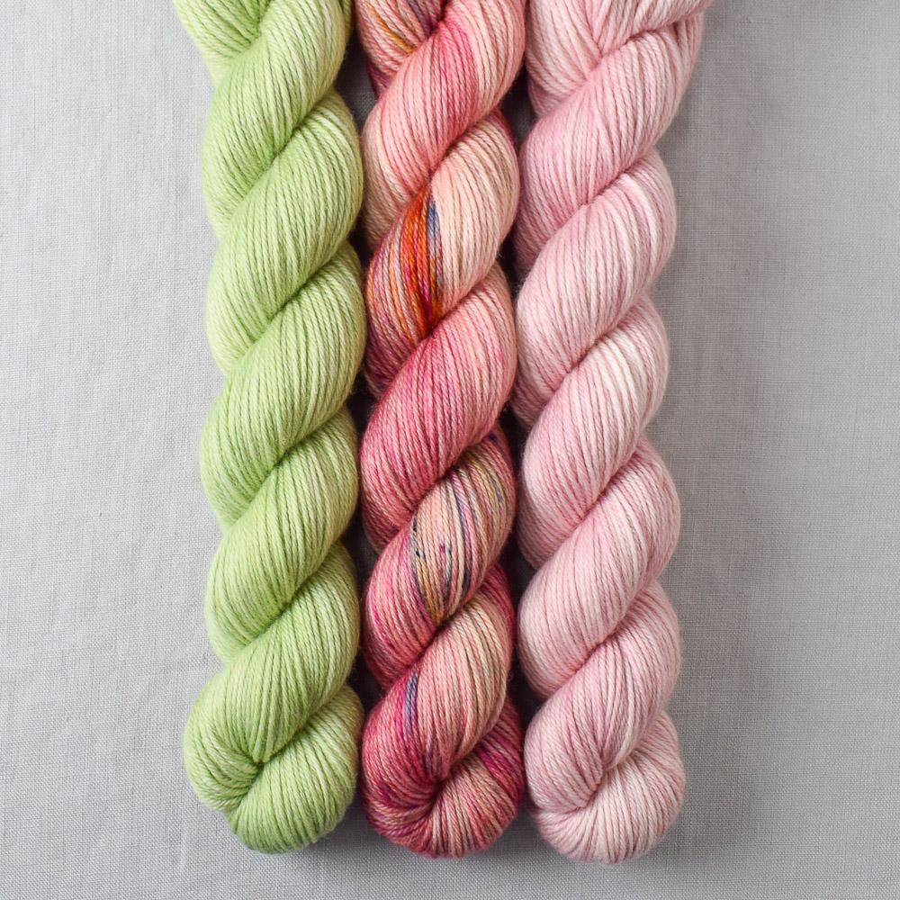 Spring Flowers, Spring Green, Sugar - Miss Babs Yowza Mini Trio