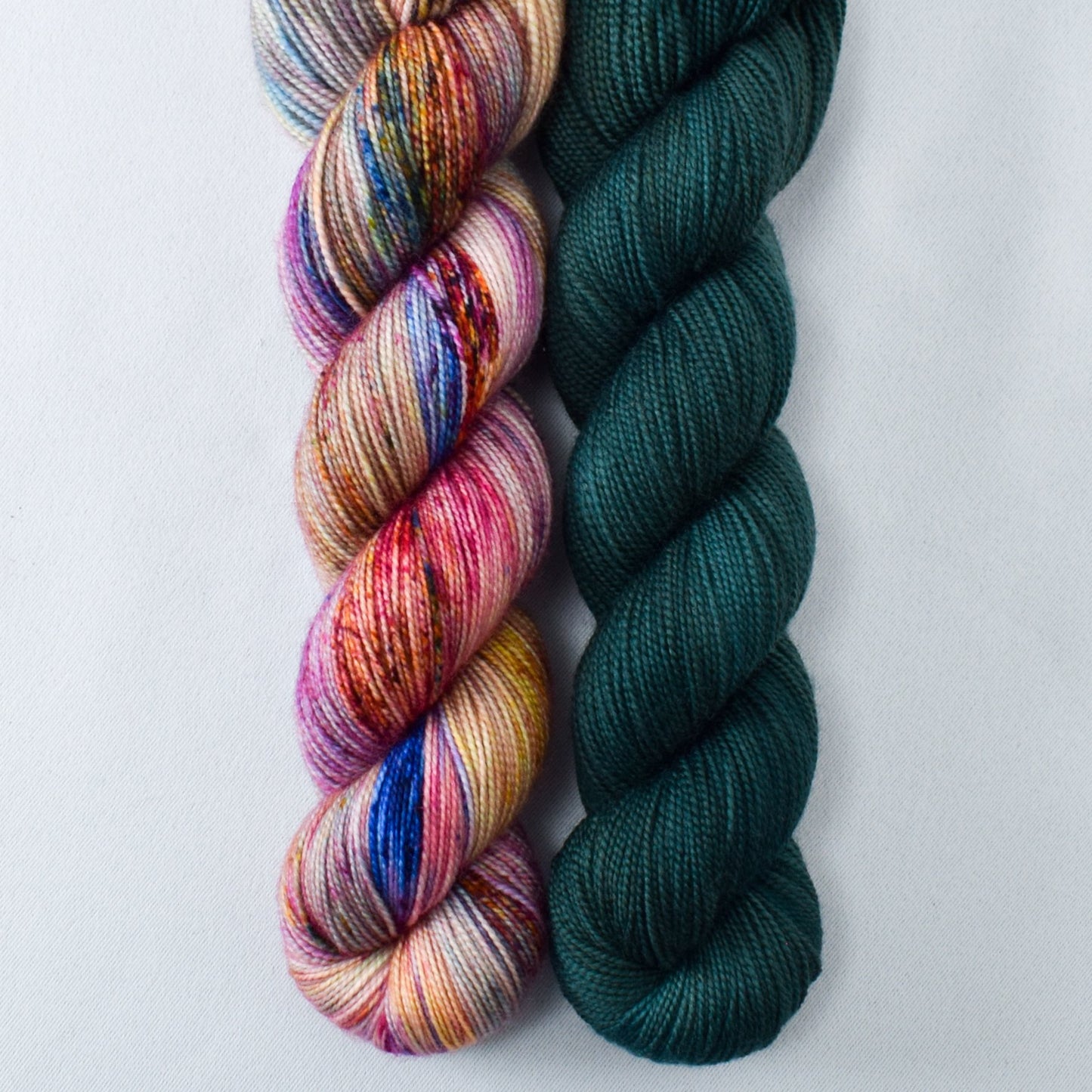 Spring Flowers, Topaz - Miss Babs 2-Ply Duo