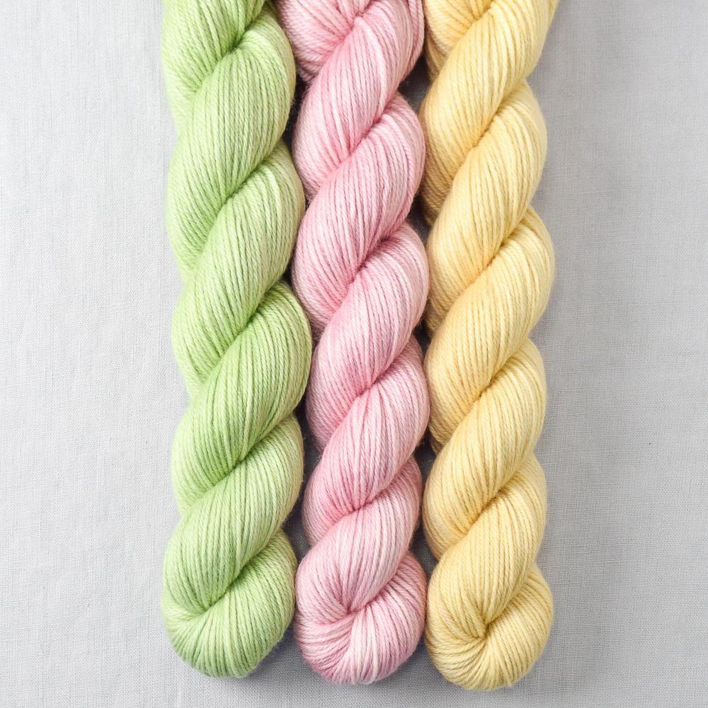 Spring Green, Sugar, Wheaten - Miss Babs Yowza Mini Trio