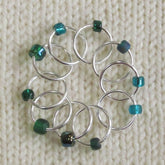 Babs' Favorite Stitch Markers - Dark green