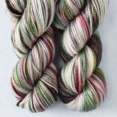 Tucked Away - Miss Babs Yummy 2-Ply Toes superwash Merino wool yarn