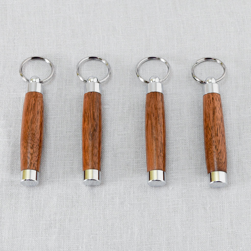 Walnut Hand Turned Darning Needle Holder - Miss Babs Notions
