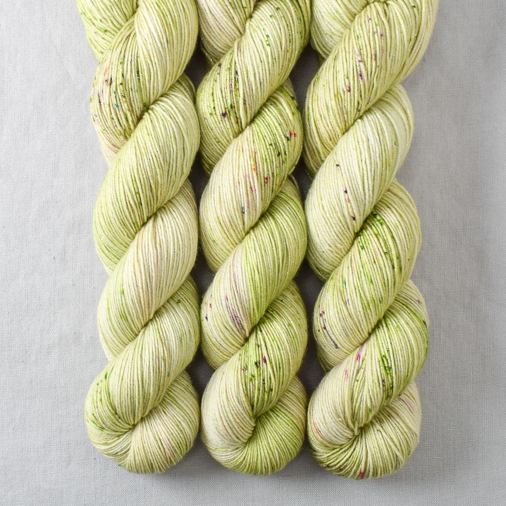 Wandflower - Miss Babs Estrellita fingering weight superwash merino and Lurex yarn