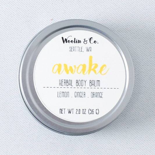 Woolin and Company Awake Herbal Body Balm - Miss Babs Notions