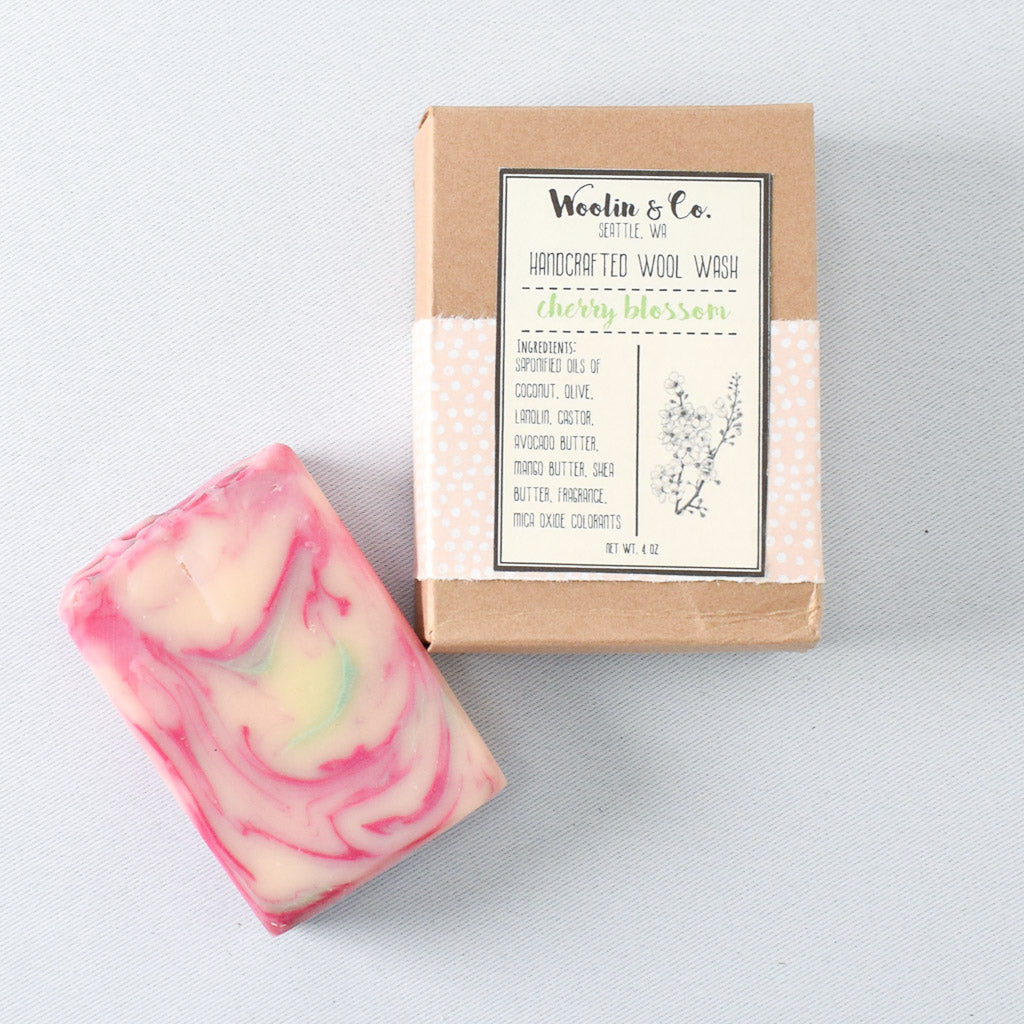 Woolin and Company Cherry Blossom Natural Bar Soap - Miss Babs Notions