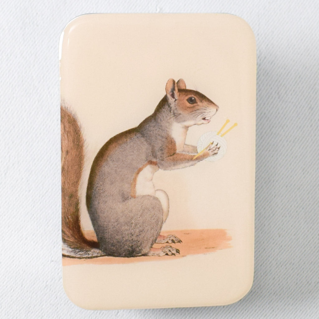 Yarn Squirrel Tin - Miss Babs Notions