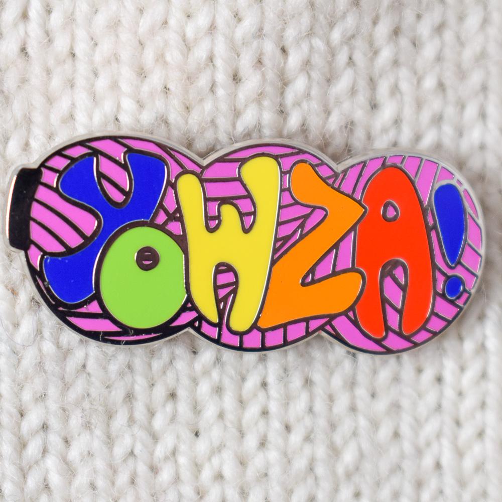 Yowza Enamel Pin - Miss Babs Notions