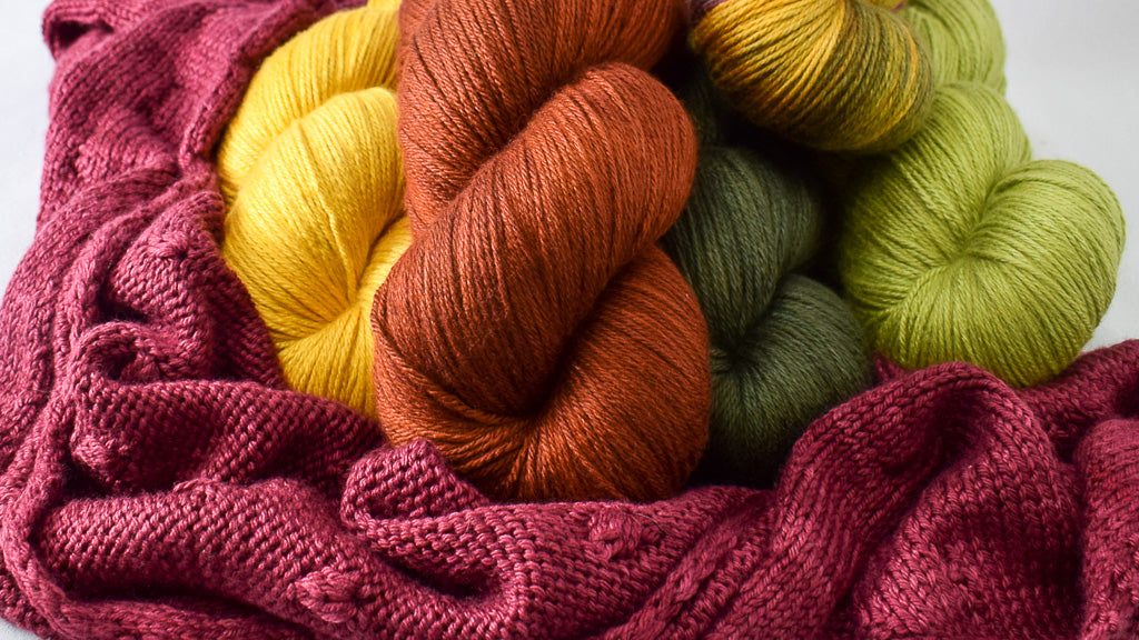 Featured yarns for September: Kunlun & Big Silk