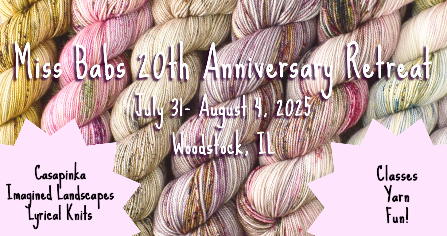 Announcing the Miss Babs 20th Anniversary Celebration and Retreat!