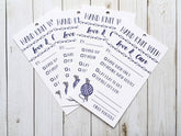 Hand Knit with Care Instruction Tags - Lavender, Set of 10