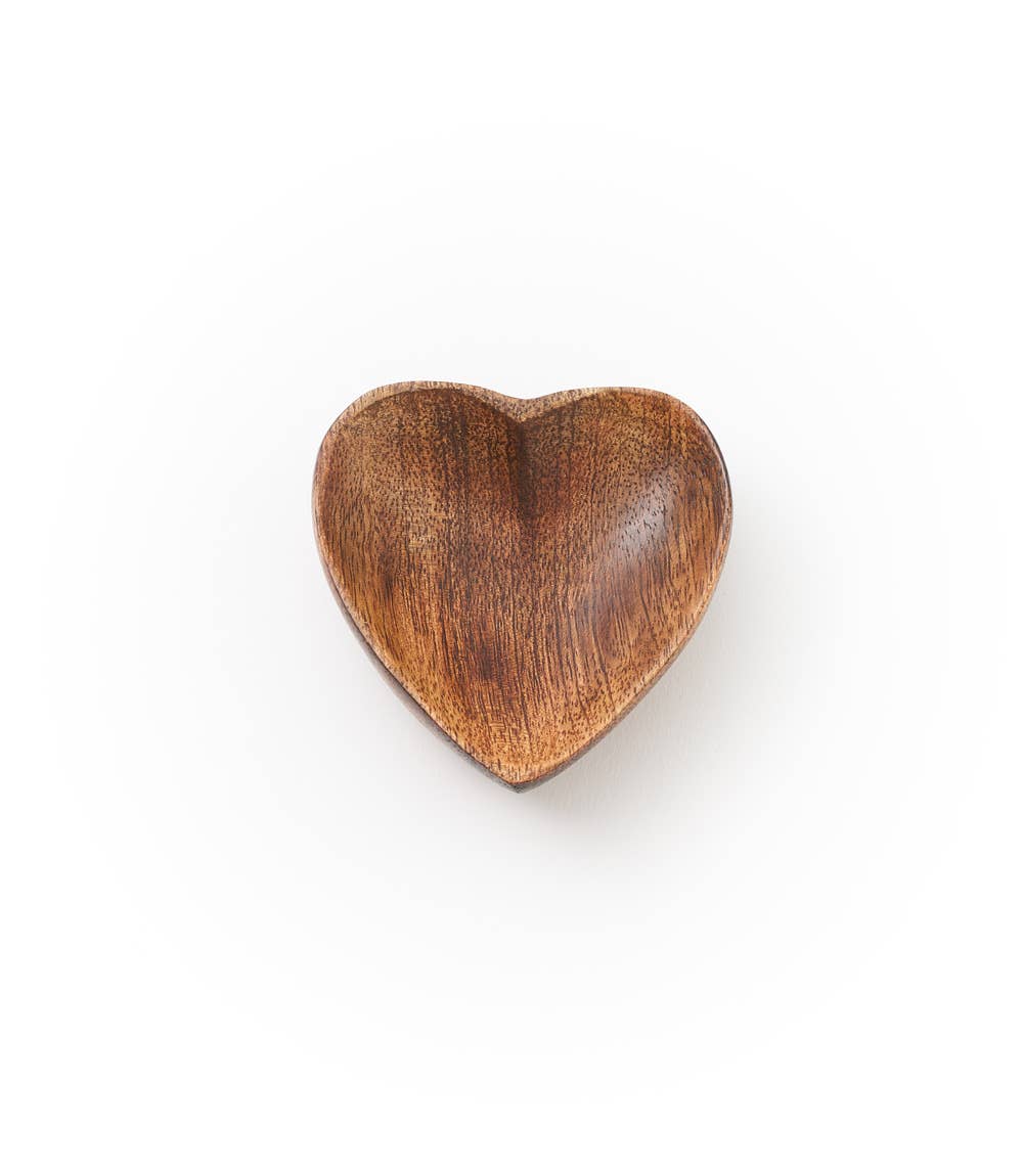 Mango Wood Heart Dish