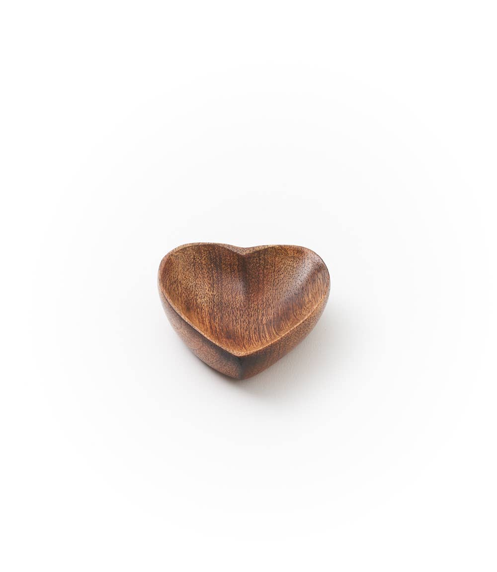 Mango Wood Heart Dish