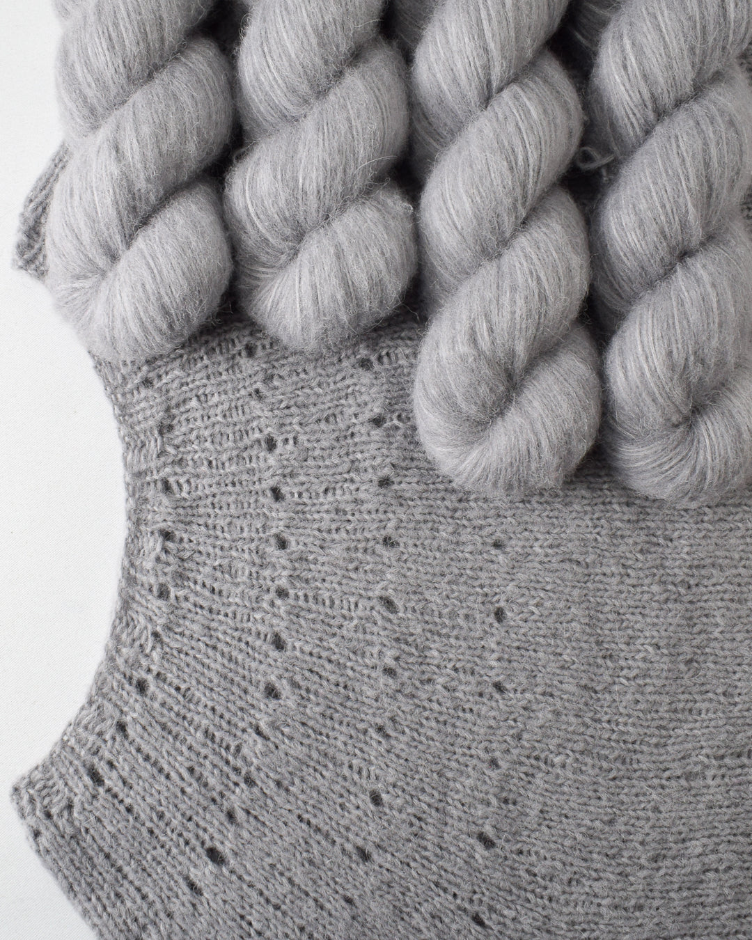Easy Eyelet Yoke Sweater