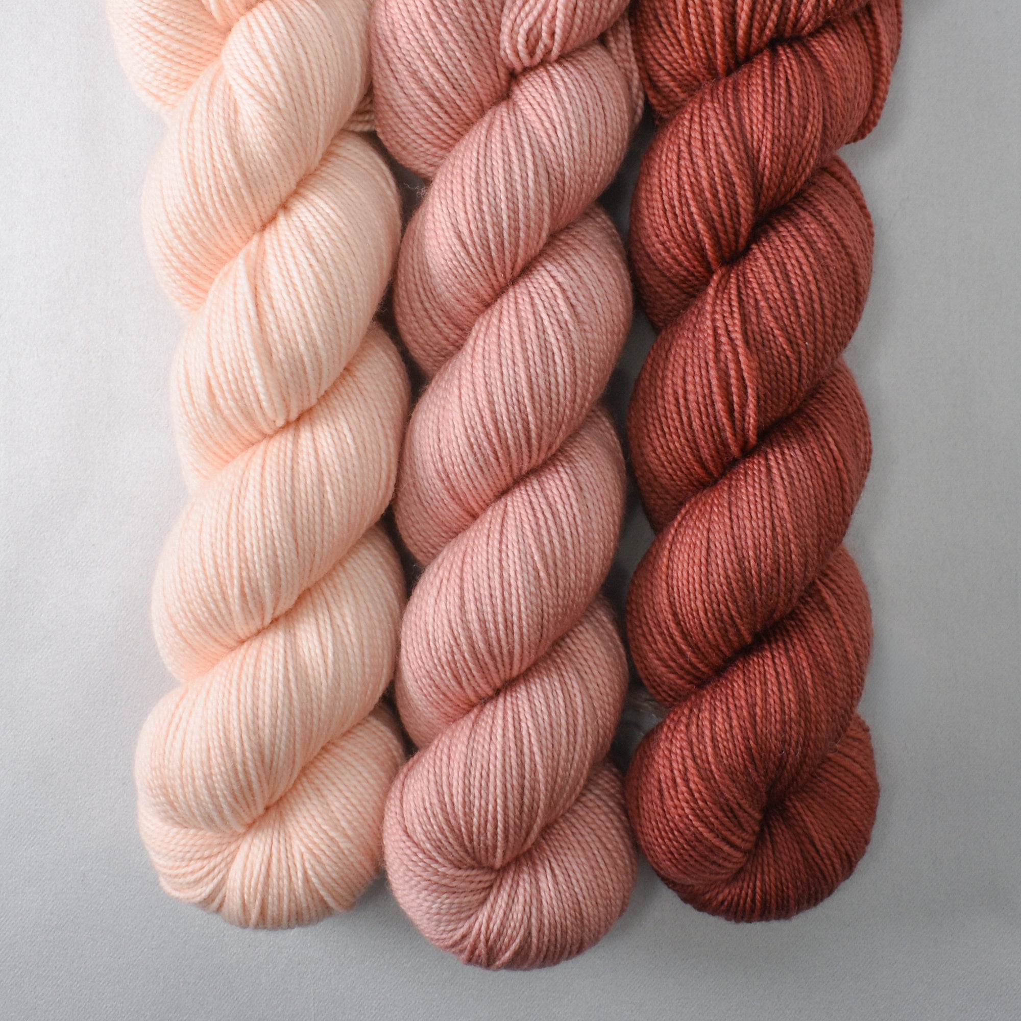 Sea Dragon, Abiquiu, and Canyon Wren - Yummy 2-Ply Trio - Babette
