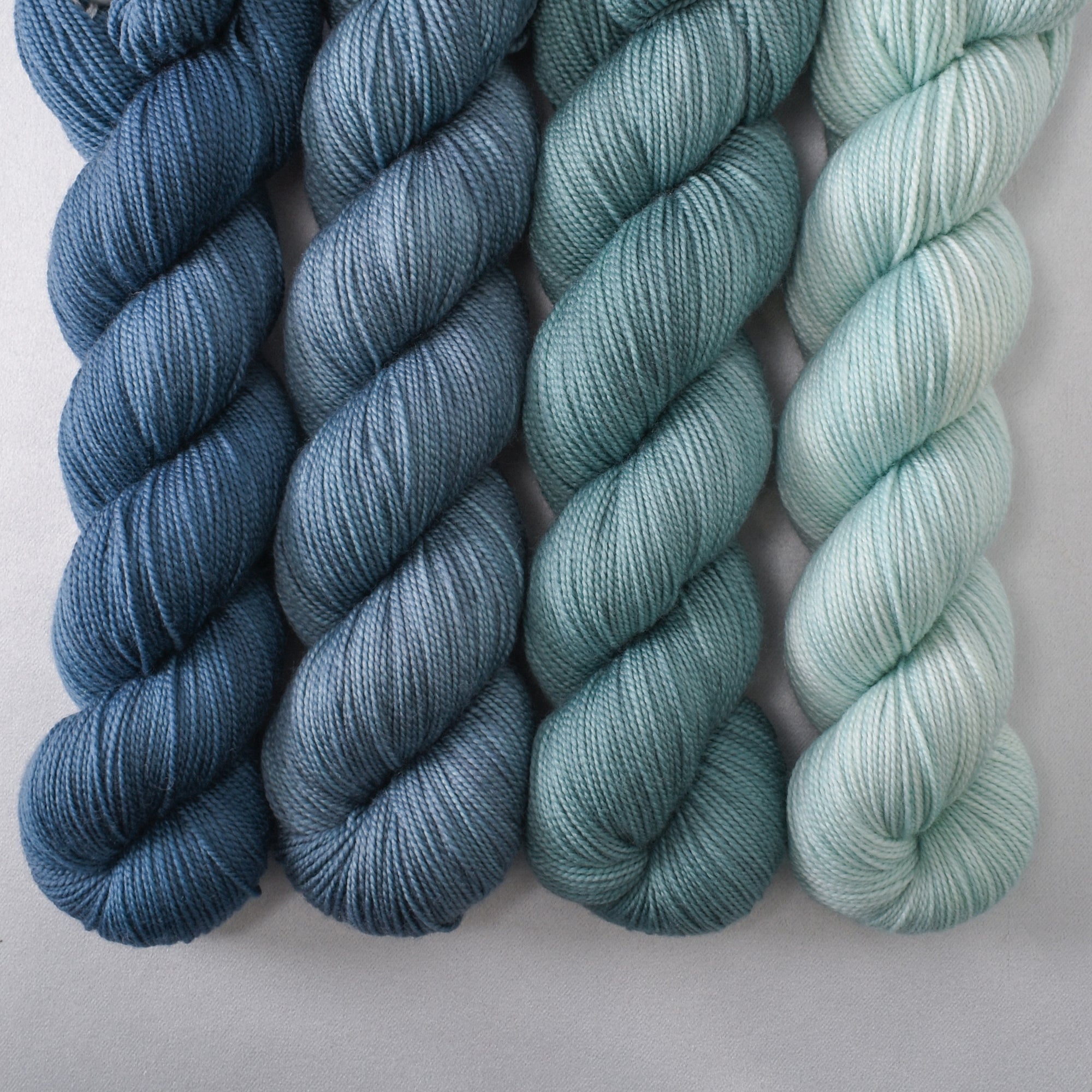 Lake Minnequa, Magdeburg, Heron, and Sea Foam  - Yummy 2-Ply Quartet