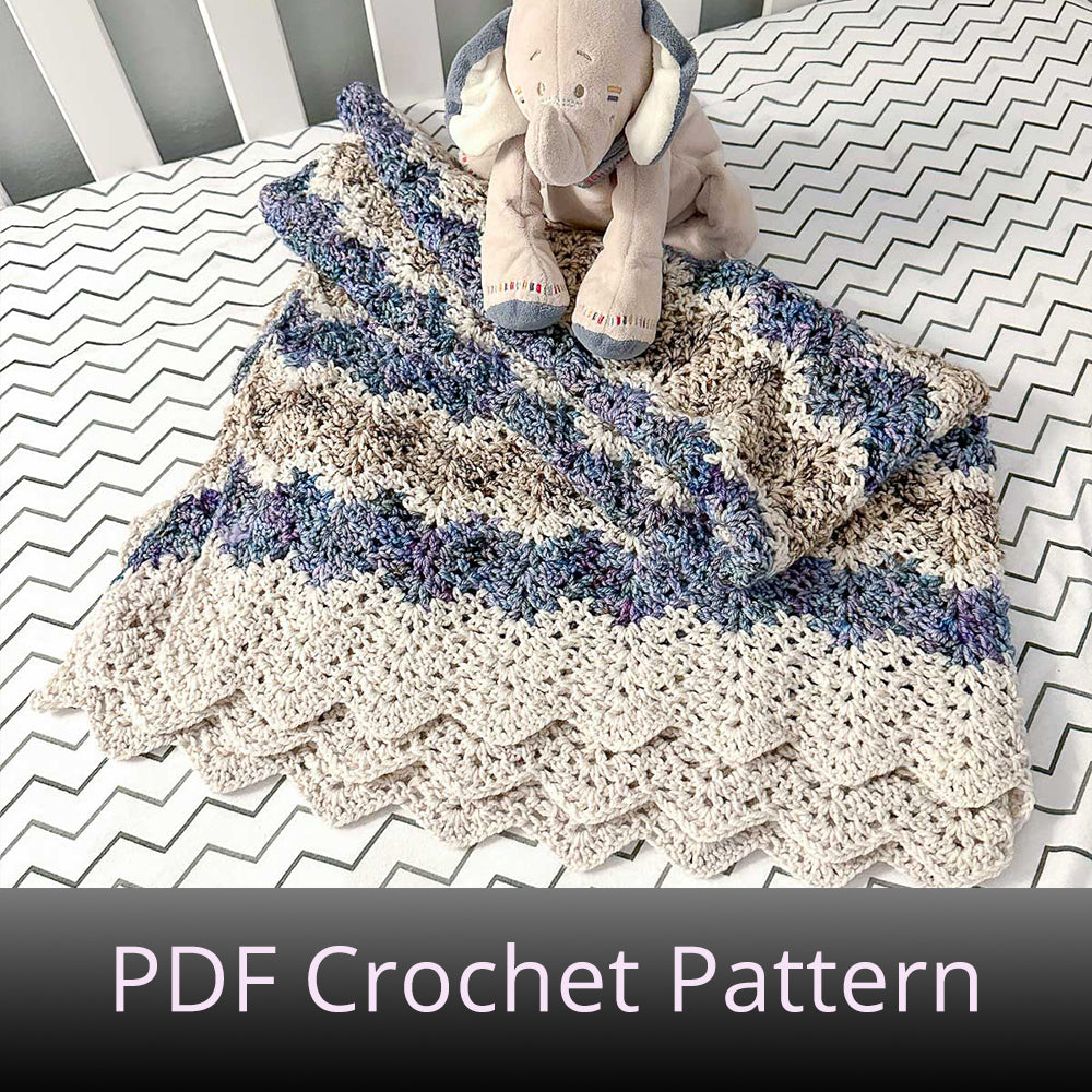 Enamored Baby Blanket - PDF Crochet Pattern