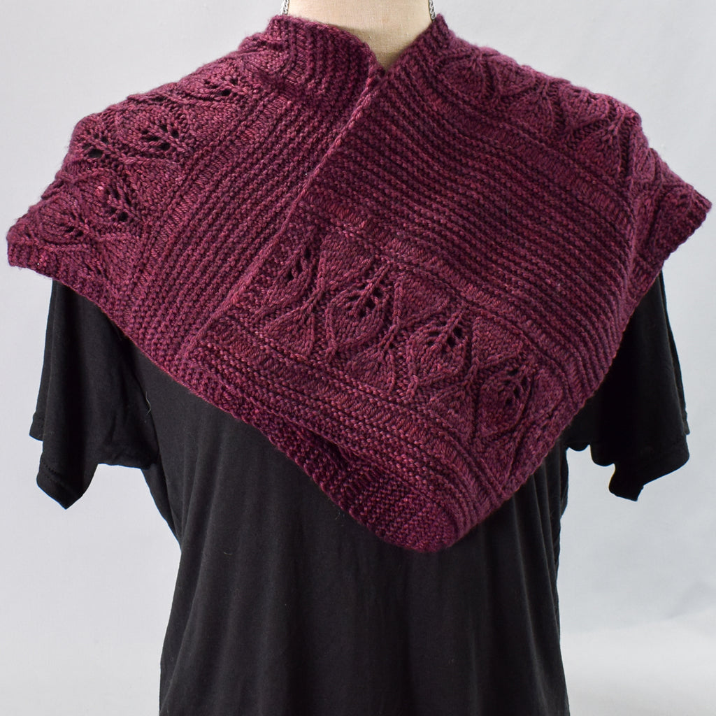 Into the Leaves Cowl - Handmade Sample Garment