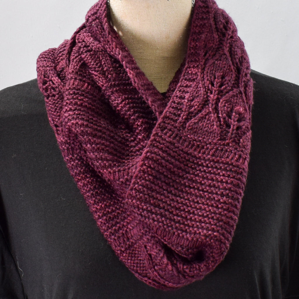 Into the Leaves Cowl - Handmade Sample Garment