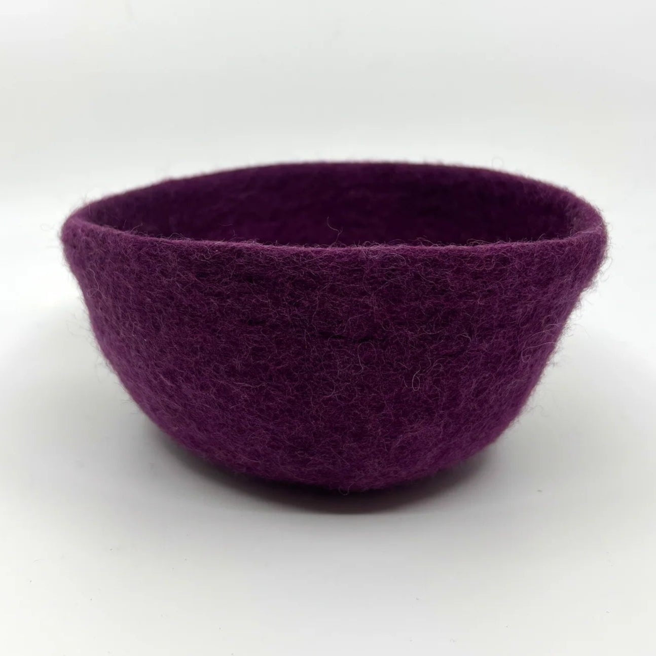 Fibres of Life Felt Bowl - Plum