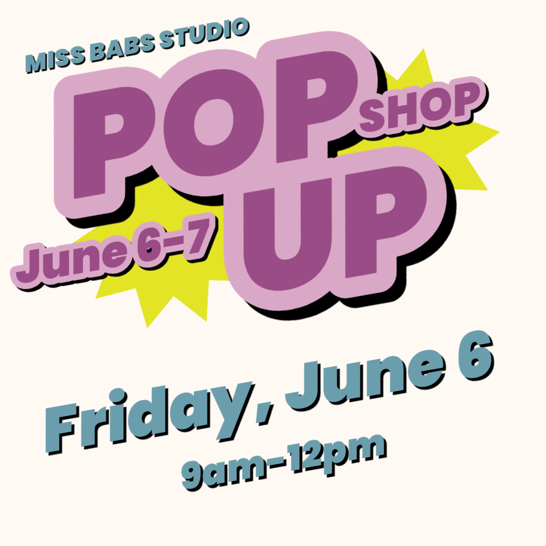 Miss Babs 20th Anniversary Pop-Up Ticket