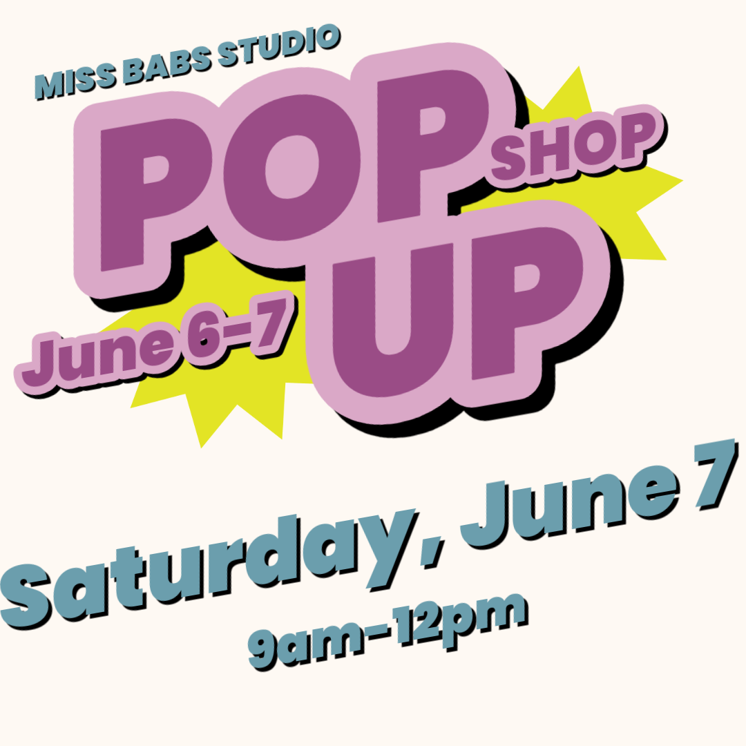 Miss Babs 20th Anniversary Pop-Up Ticket