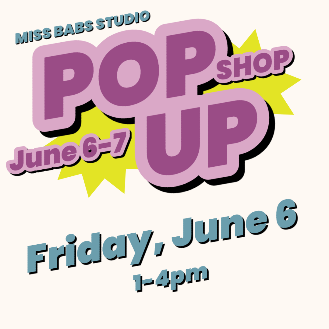 Miss Babs 20th Anniversary Pop-Up Ticket