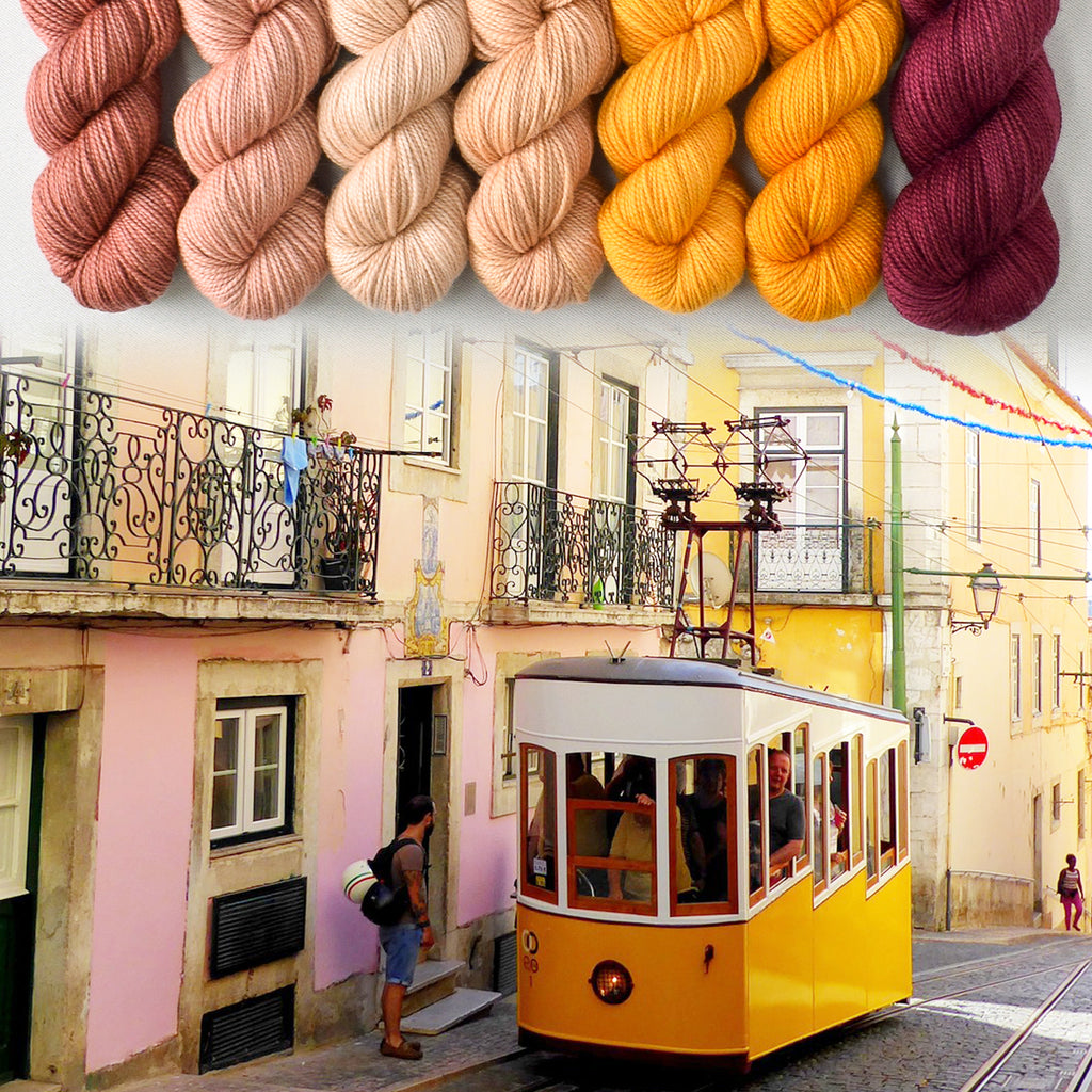 Lisbon with Dark Canis Major - Feel the Breeze Shawl Set