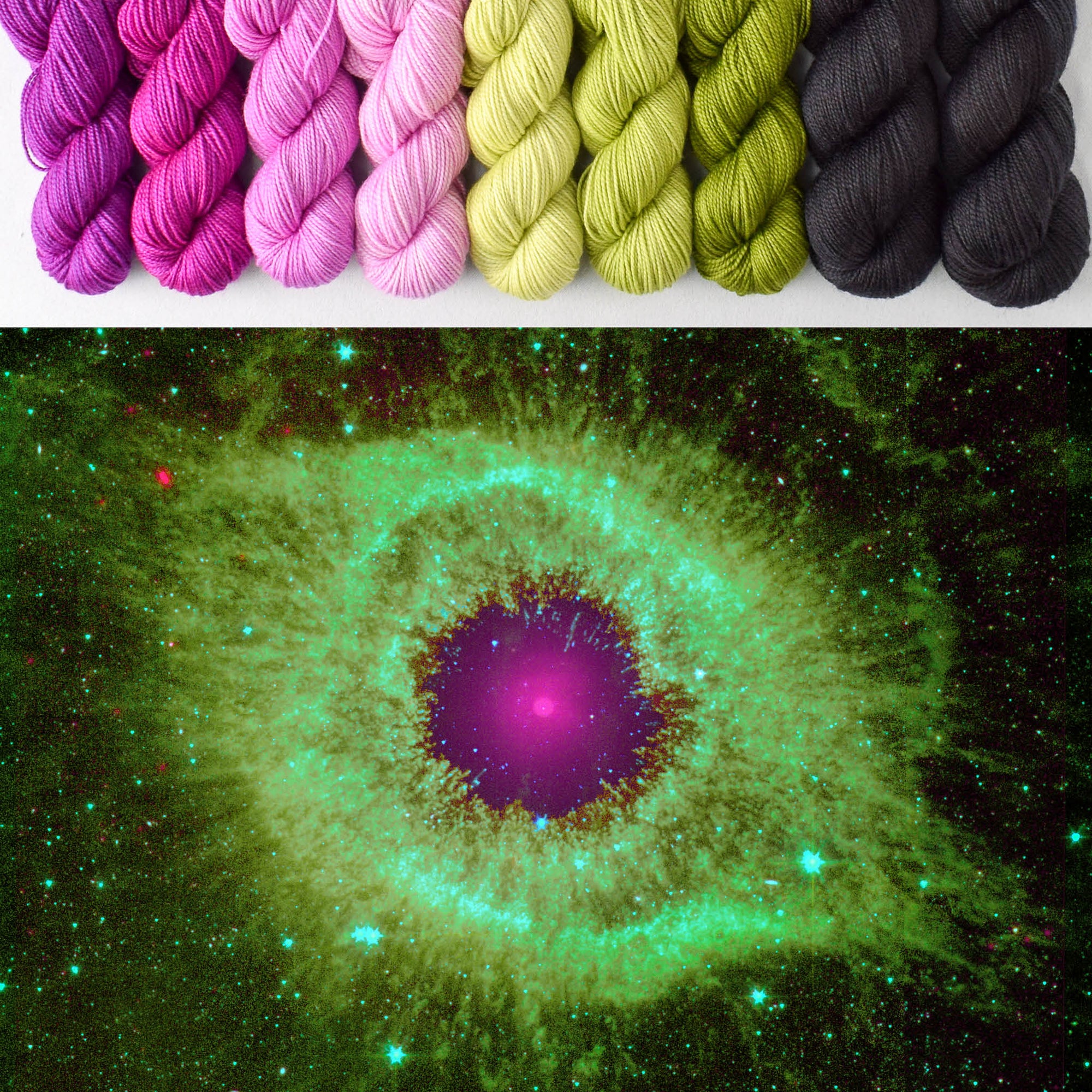 Ring Nebula with Obsidian - Cosmic Connections Set