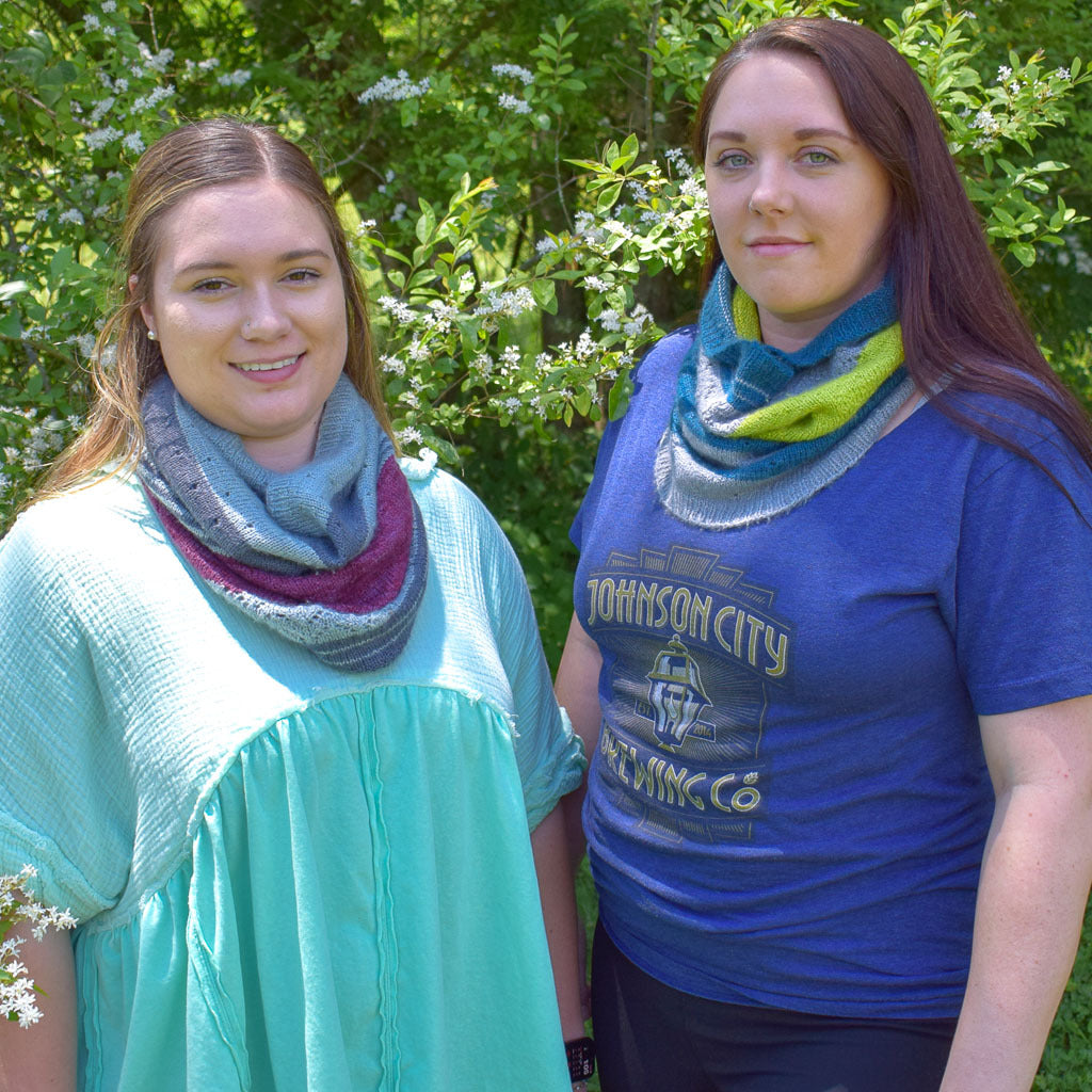 3 Color Cashmere Cowl