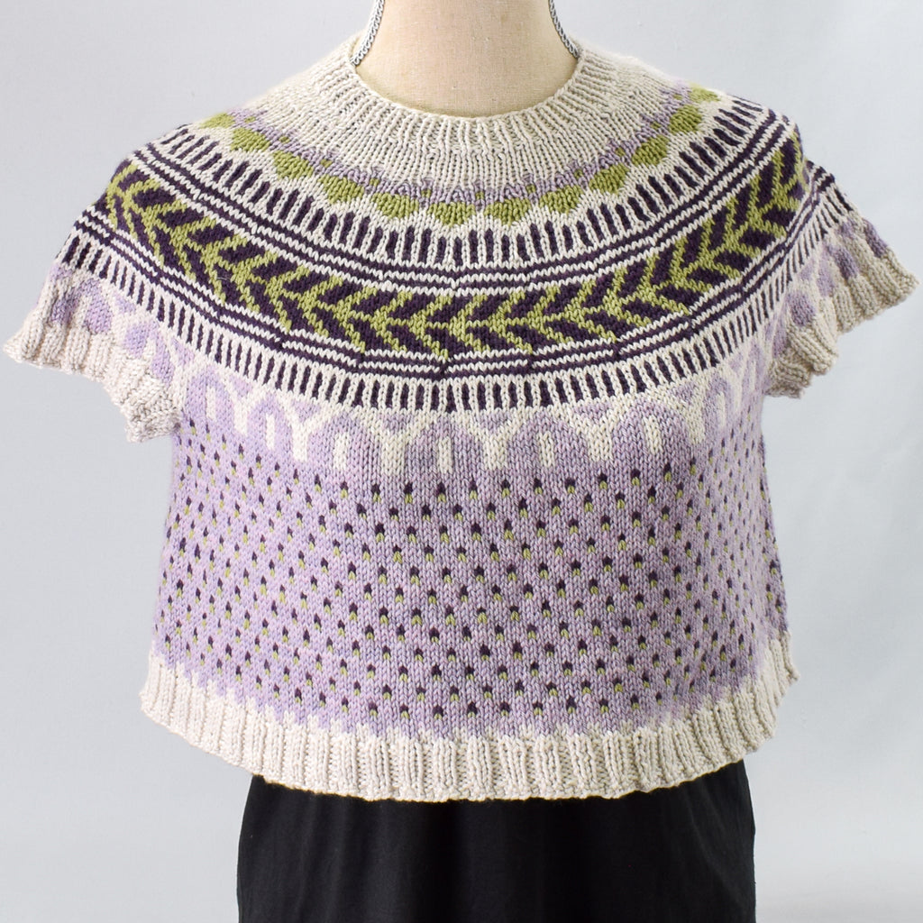 Soldotna Crop (light purple) - Handmade Sample Garment