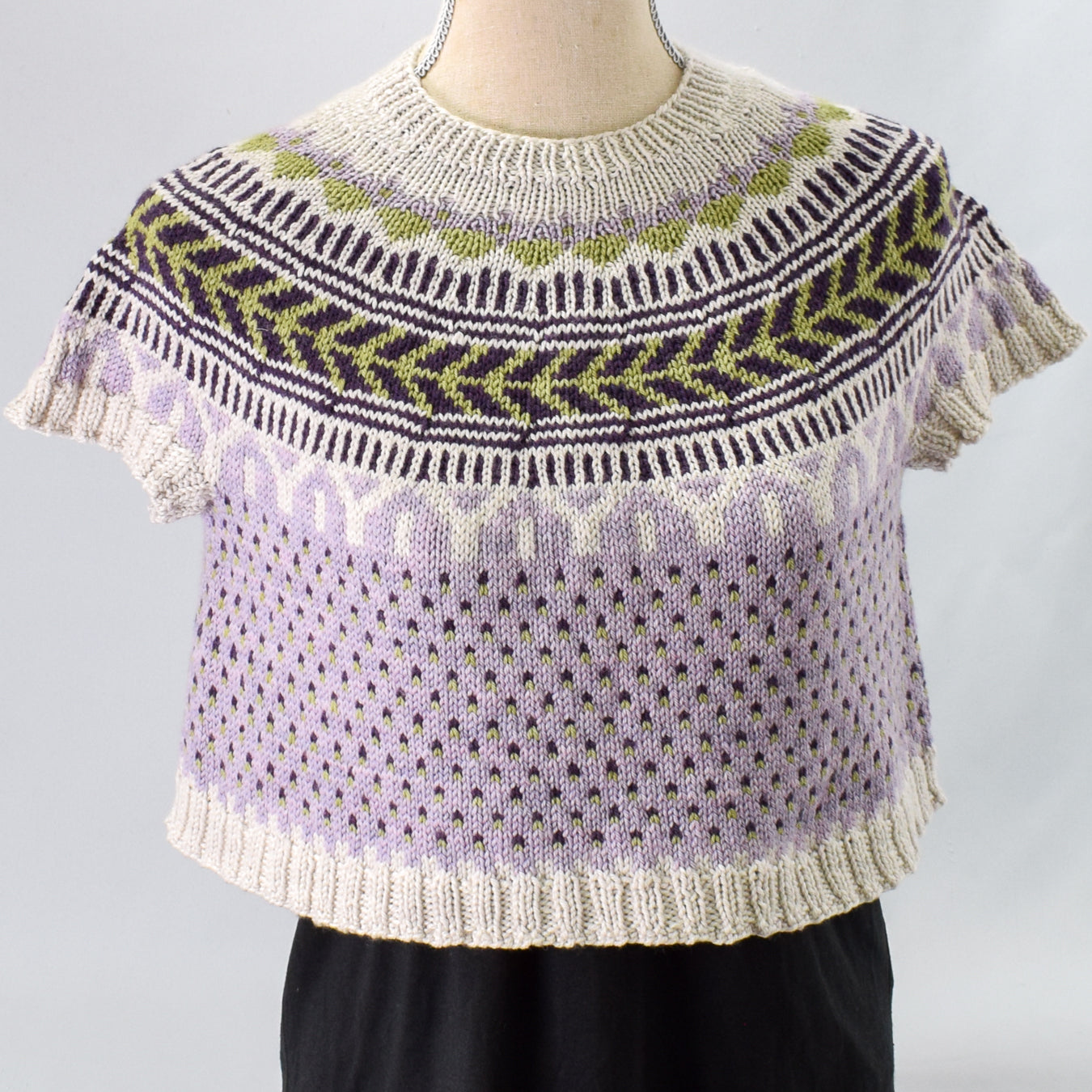 Soldotna Crop (light purple) - Handmade Sample Garment