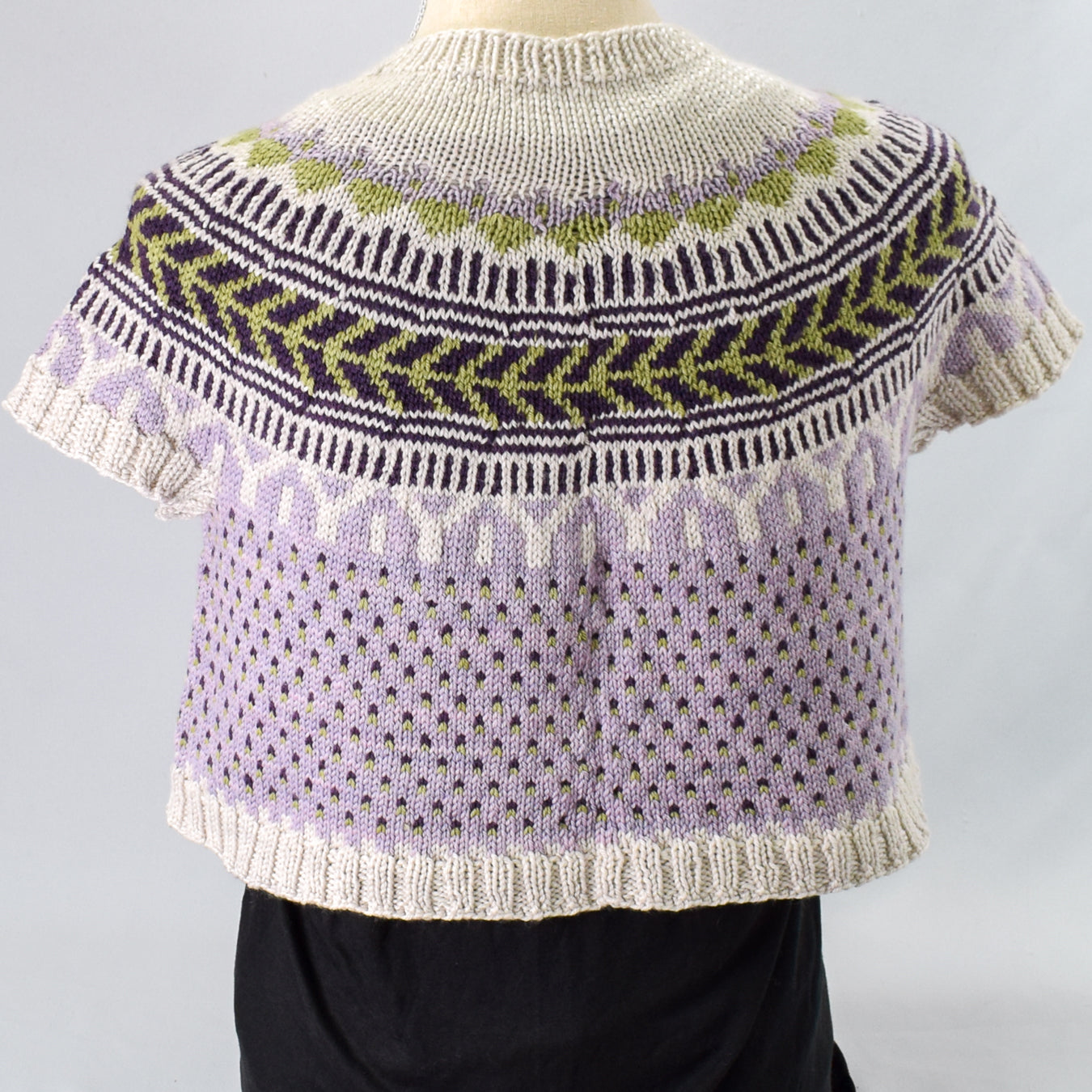 Soldotna Crop (light purple) - Handmade Sample Garment