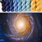 Spiral Galaxy with Snow Crocus - Cosmic Connections Set - Babette