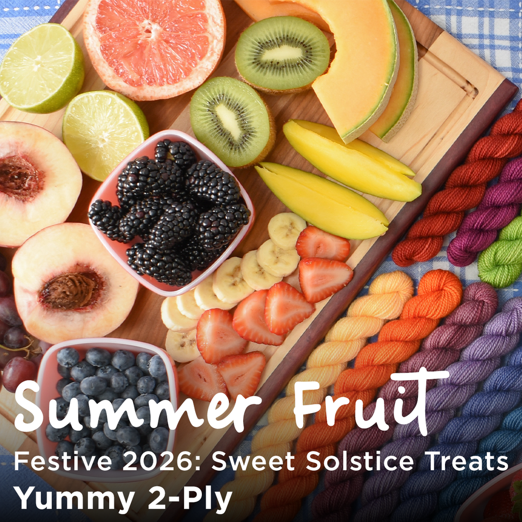 Summer Fruit - 2026 Festive Set - Yummy 2-Ply - PRE-ORDER, Ships Mid-November
