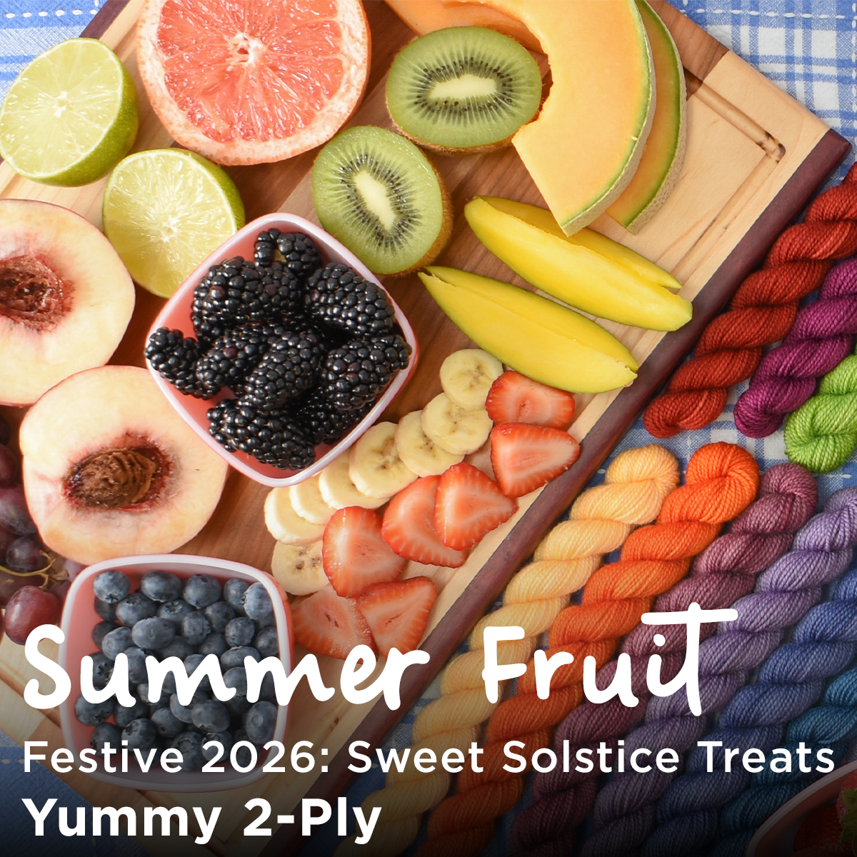 Summer Fruit - 2026 Festive Set - Yummy 2-Ply - PRE-ORDER, Ships Mid-November
