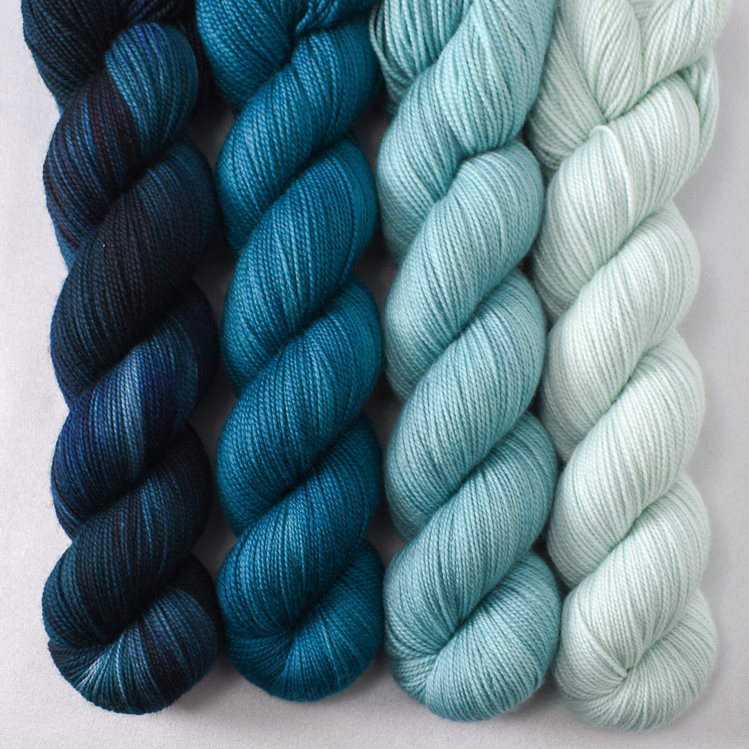 Abyss, River Dee, By the Sea, and Beach Chair - Miss Babs Yummy 2-Ply Quartet