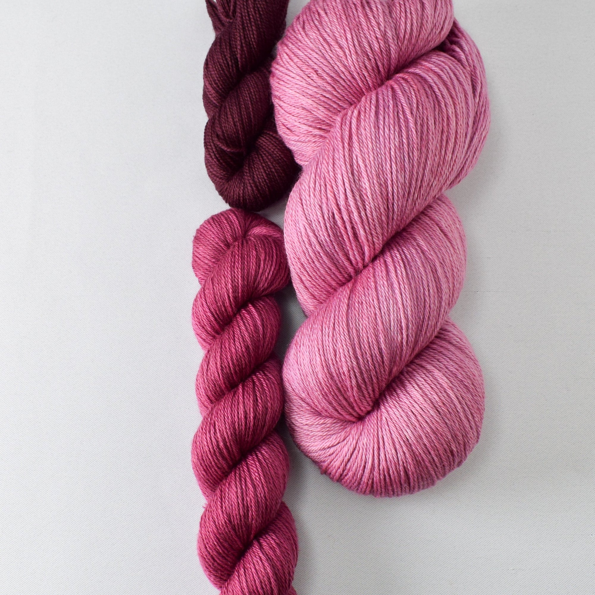 Aludra, Shiso, and Cordovan - Miss Babs Nottingham Hood Set