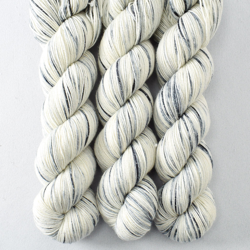 Ansel - Miss Babs Estrellita fingering weight superwash merino and Lurex yarn