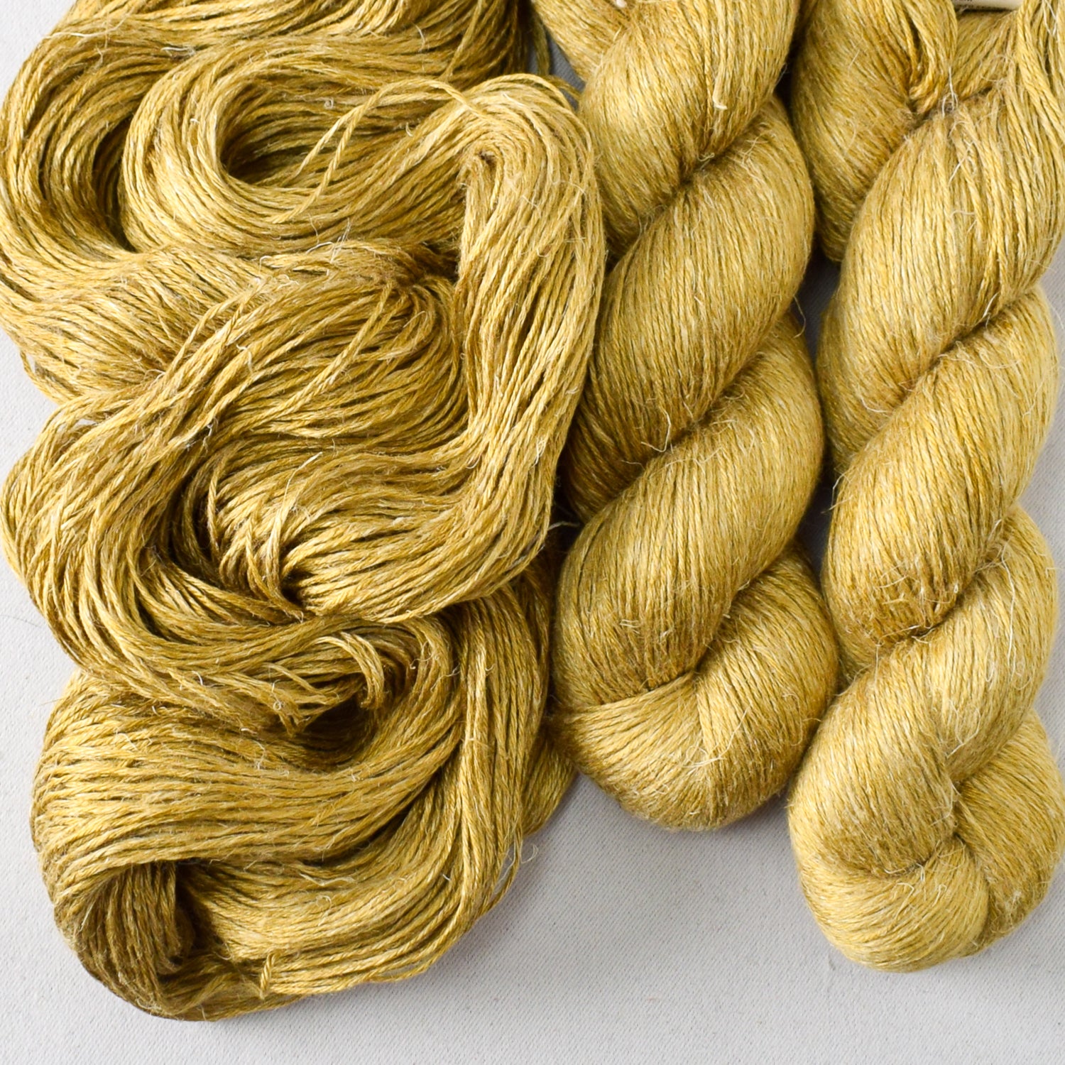 Antique Brass - Miss Babs Damask Silk and Linen yarn