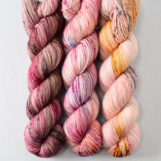 Apple Season, Material Girl, and Tropical Sunset - Miss Babs Yummy 2-Ply Trio