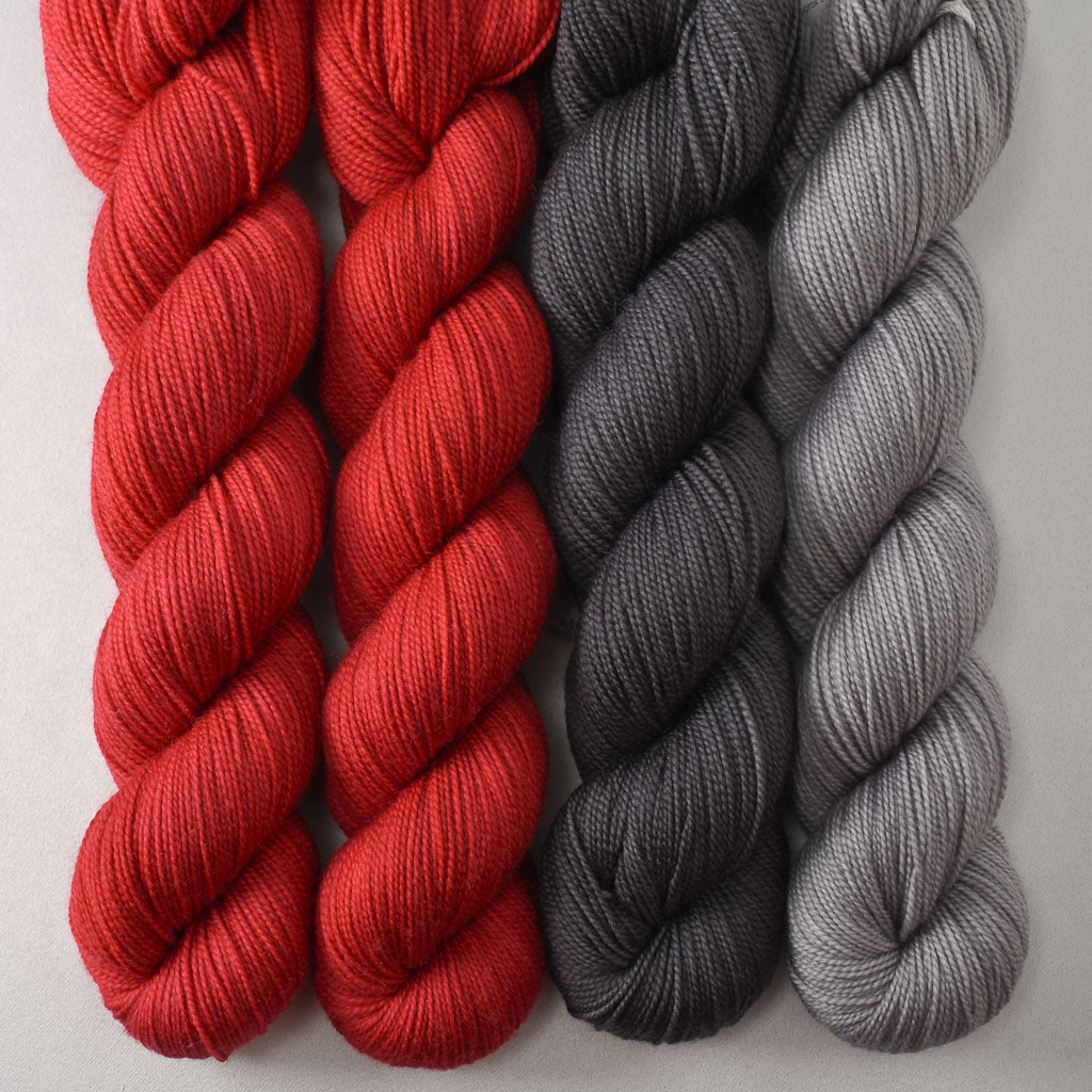 Baubles (2), Pitch, and Thunderstorm - Miss Babs Photo 51: The DNA Shawl Set
