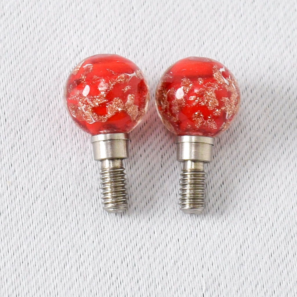 Bead Cable Stoppers Orange - Large - Miss Babs Notions