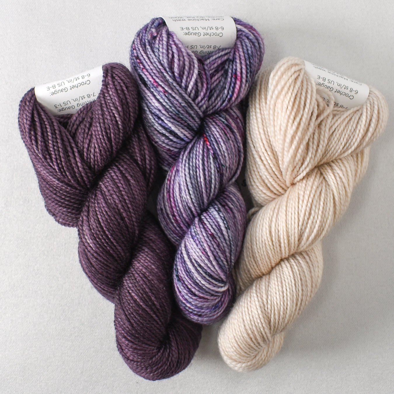 Beary Cozy Gnome Set: Cat Tail, Foggy Rock, Pogonip - Miss Babs Toe Trio