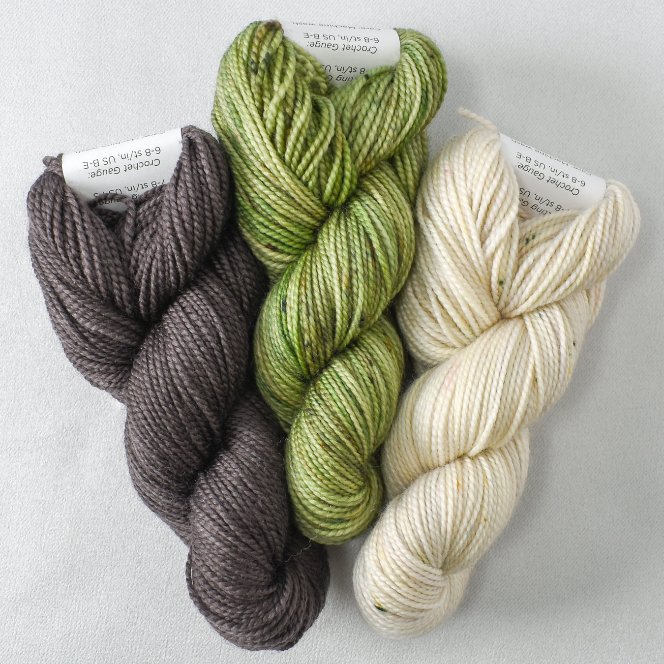 Beary Cozy Gnome Set: Dark Pegasus, Peace Lily, and Sea Glass - Miss Babs Toe Trio