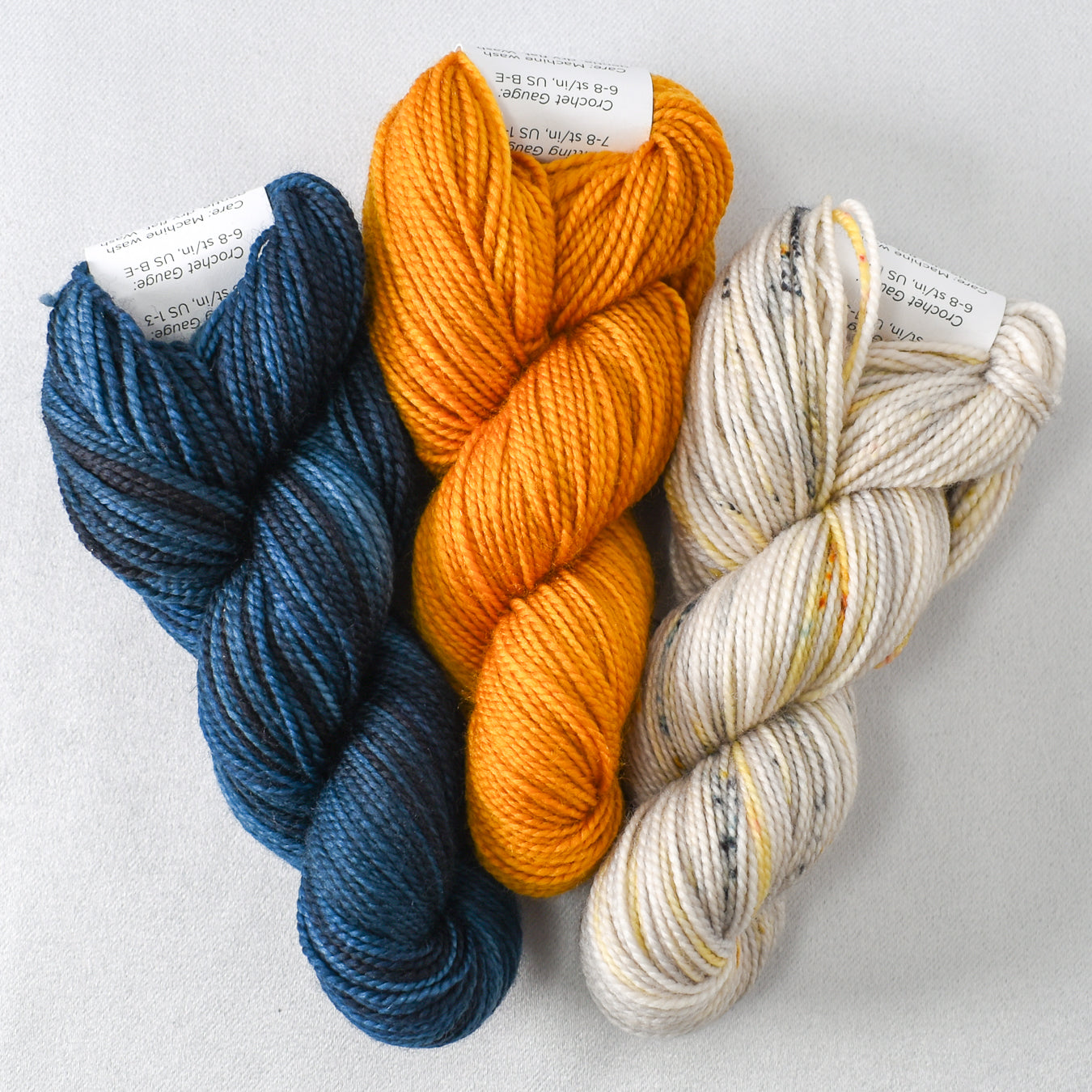 Beary Cozy Gnome Set: Half Past Midnight, Cognac Amber, and Gold Rush - Miss Babs Toe Trio