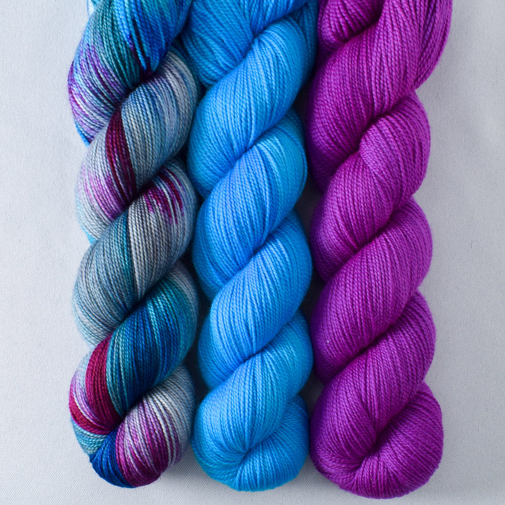 Beautiful Dreamer, Marine, Violaceous - Miss Babs Yummy 2-Ply Trio